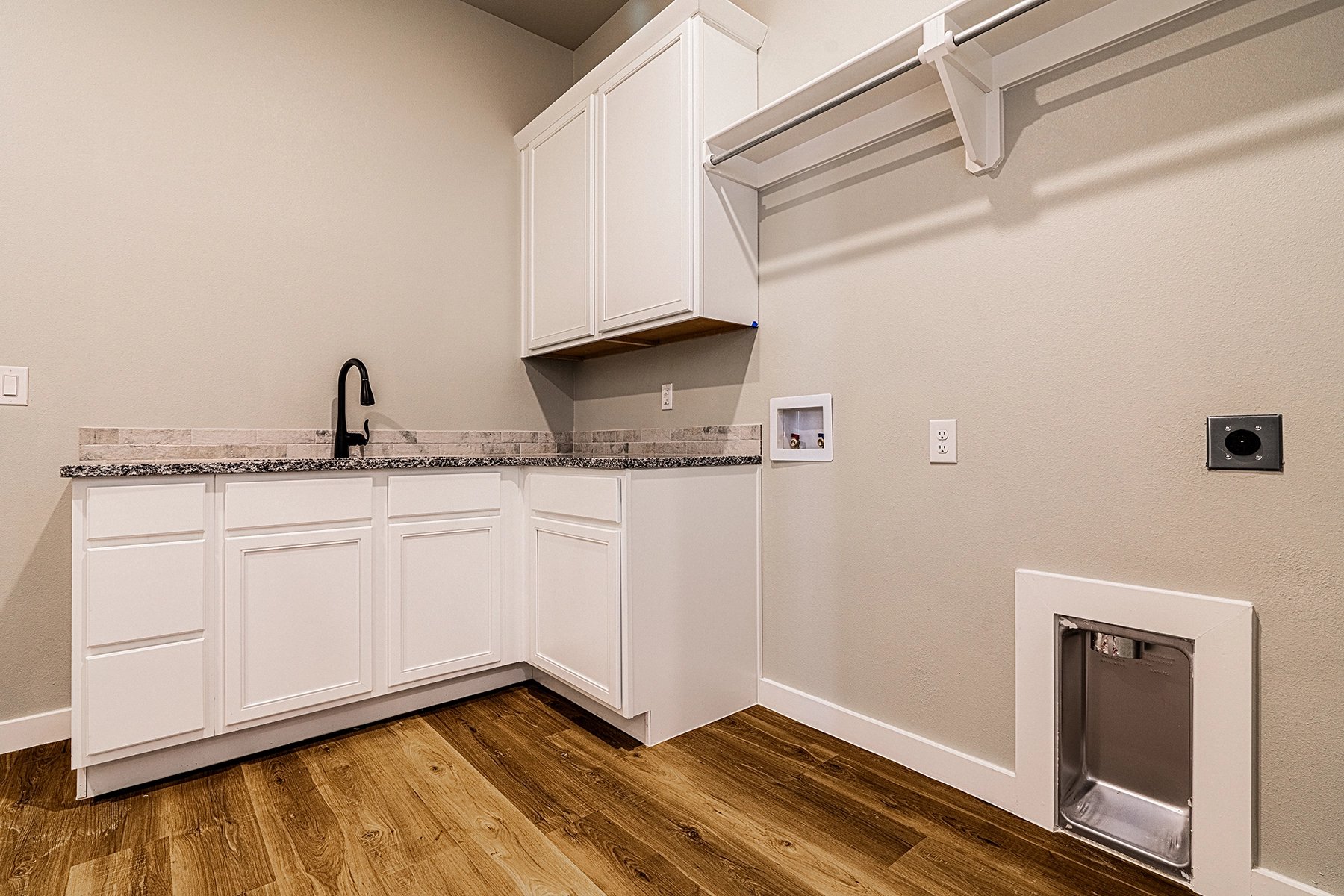 Photo of utility room in the Vanessa, one of Betenbough's big homes for sale.