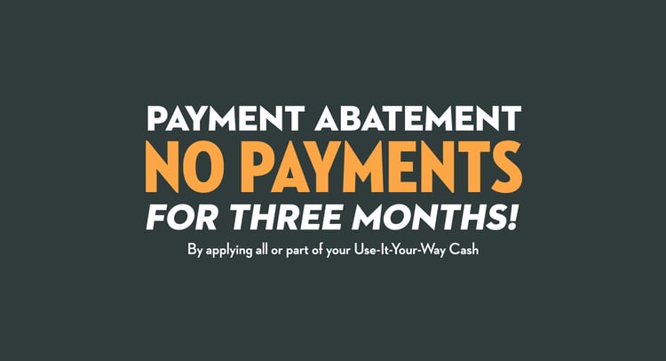 payment abatement banner