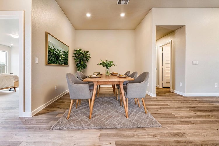Dining Room Staged