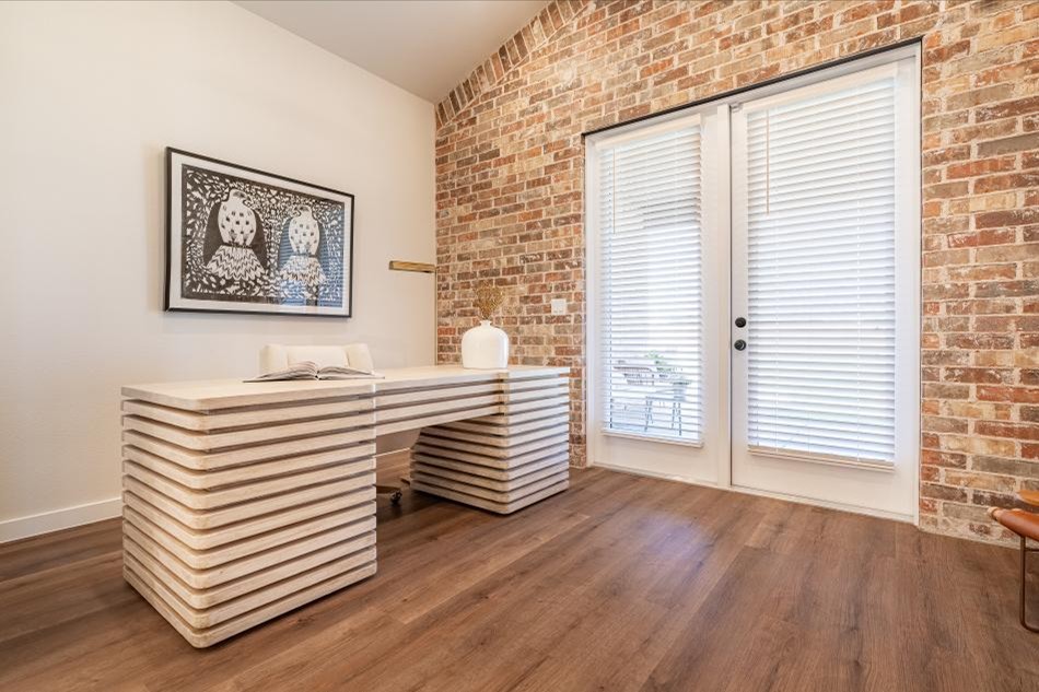 Photo of the furnished bonus room in the 2025 Lubbock Parade of Homes entry by Betenbough Homes.