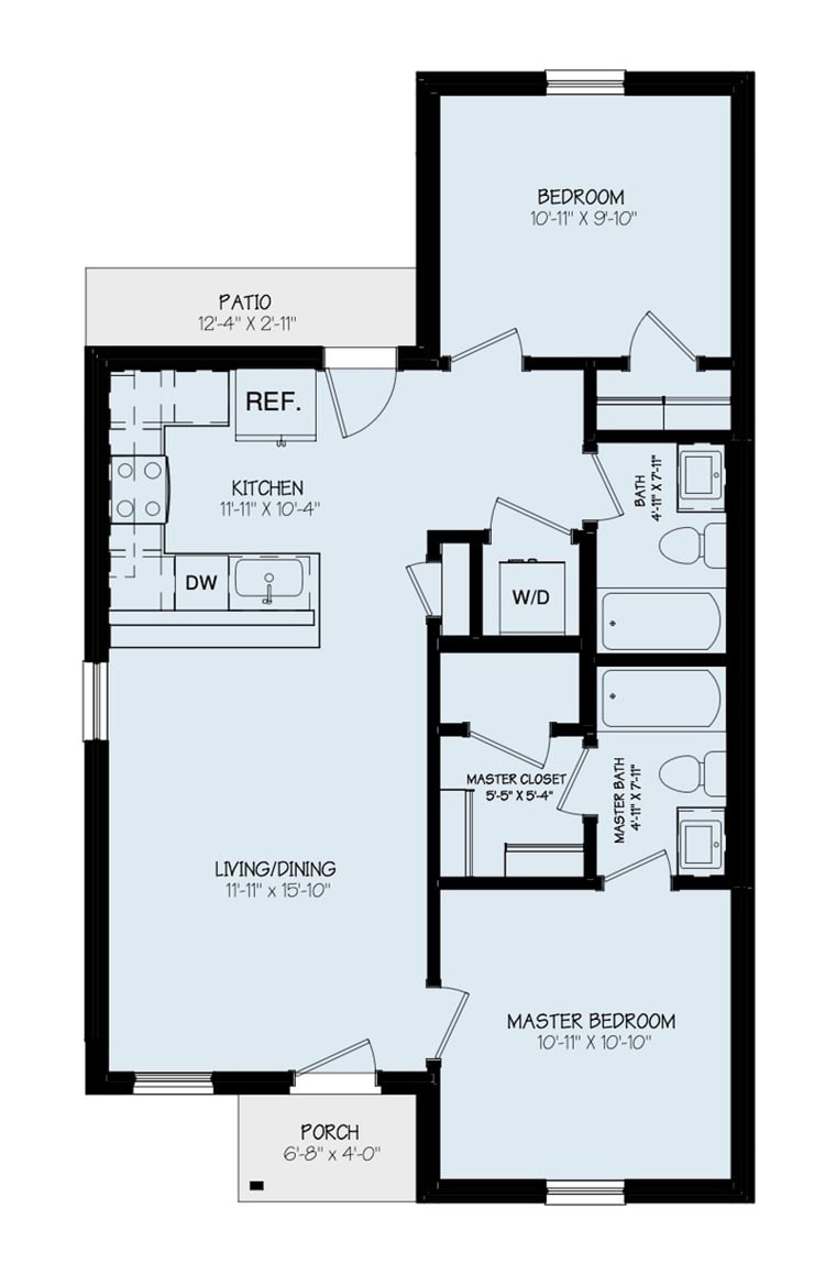 Floor Plan Image of a floor plan for an Origin home.