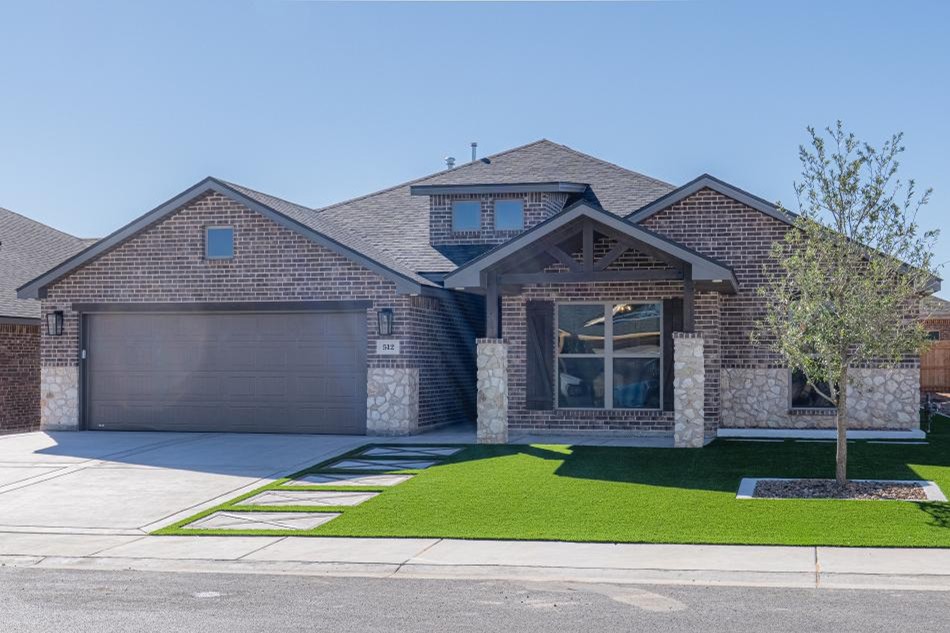 Photo of the exterior of the Betenbough Homes Odessa 2025 Parade of Homes entry.