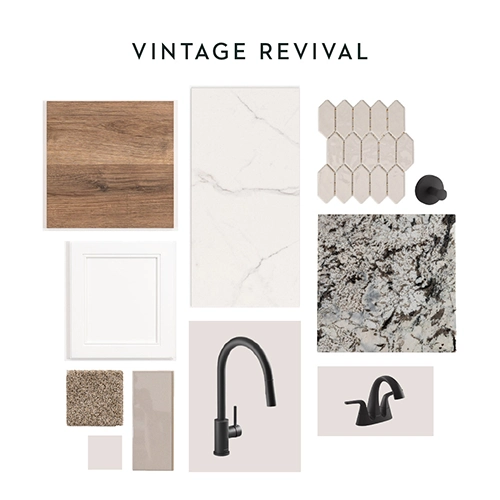 Photo of the "Vintage Revival" package of Betenbough Homes' home design options.