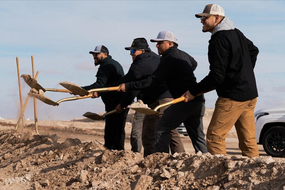 Betenbough Homes builders break ground on a new community in Odessa.