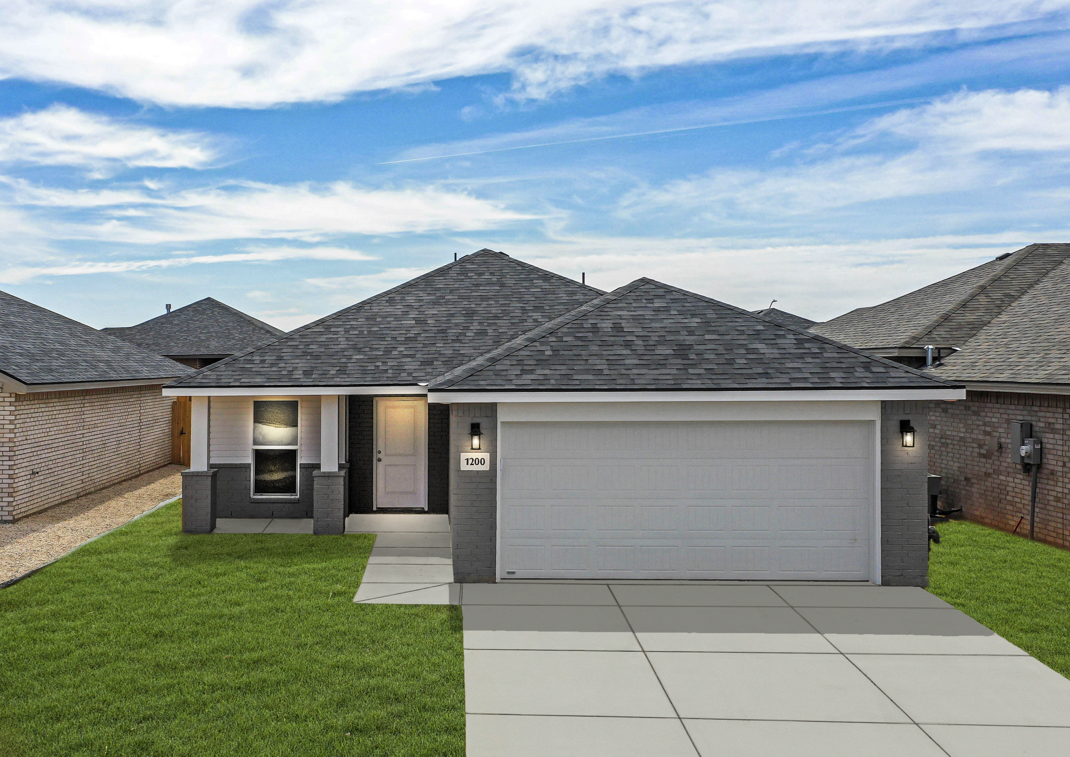 Exterior photo of Betenbough Homes' Tanya floor plan.