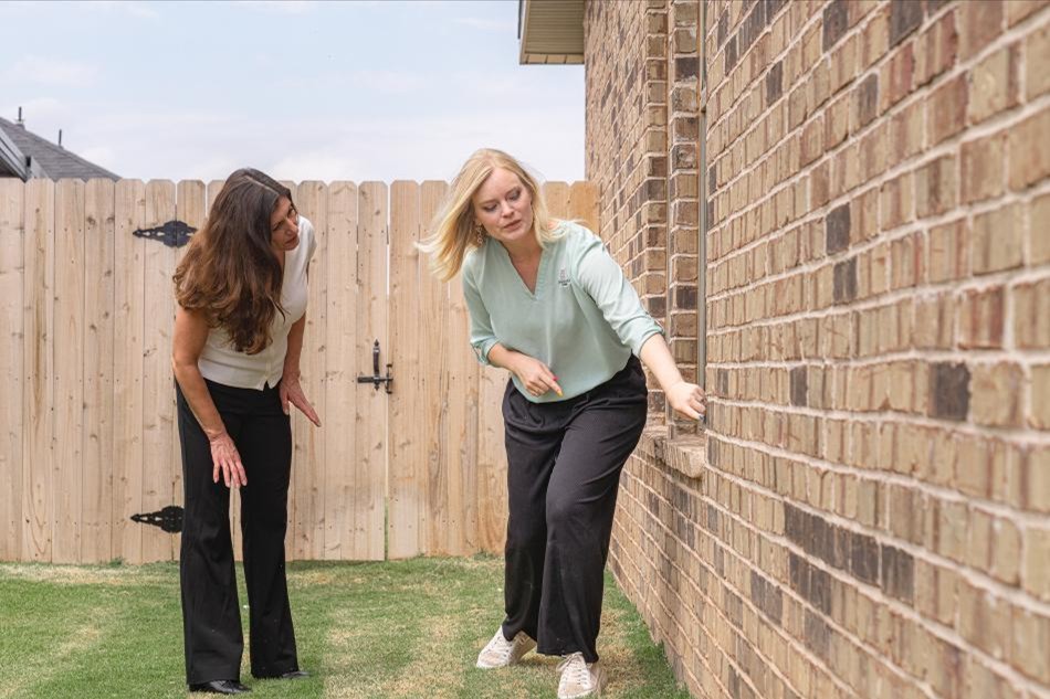 A Betenbough Homes experience specialist takes the home buyer on a thorough tour of the home at their Welcome Home Orientation.